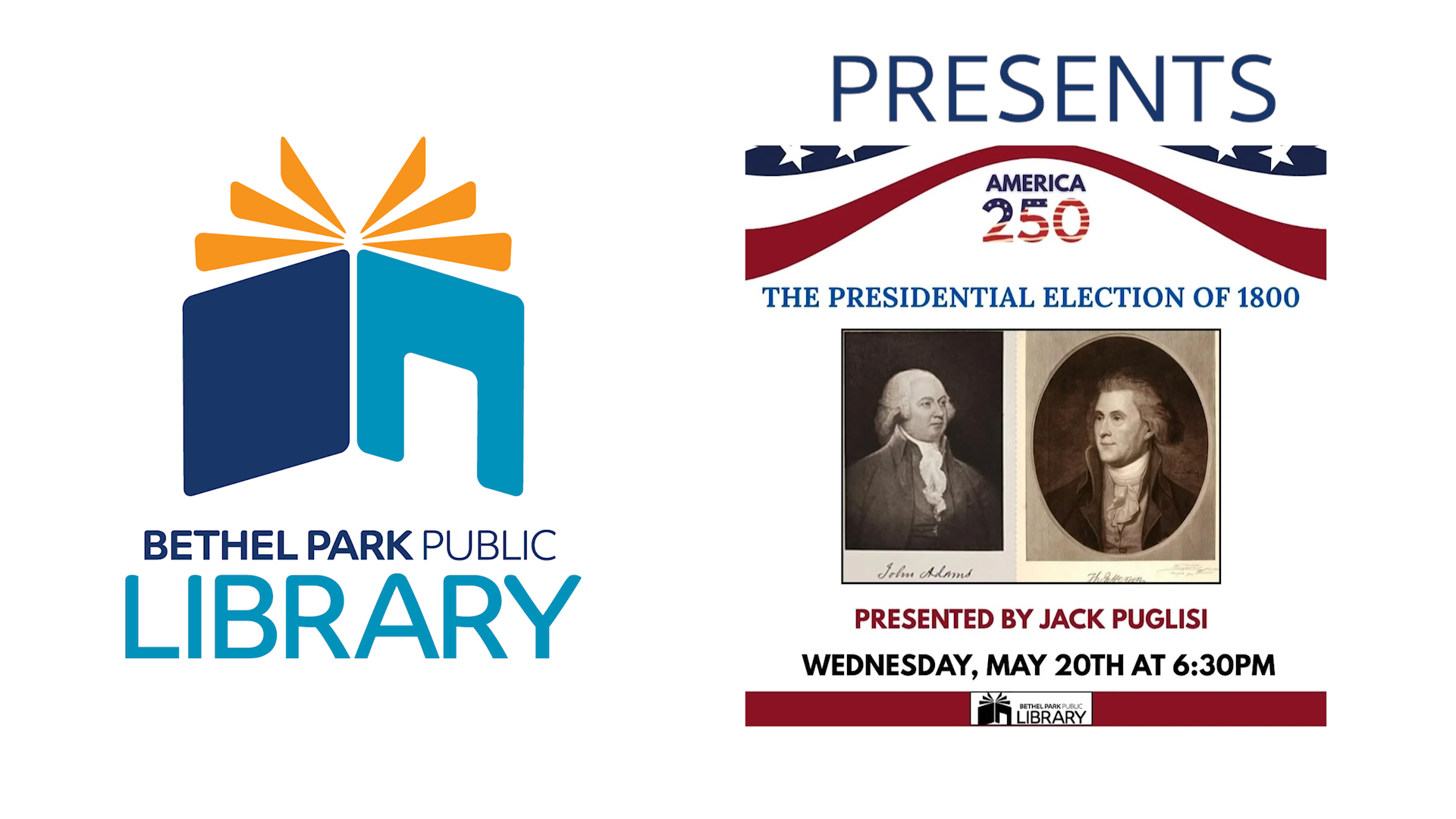 Bethel Park Library Presents - The Election of 1800